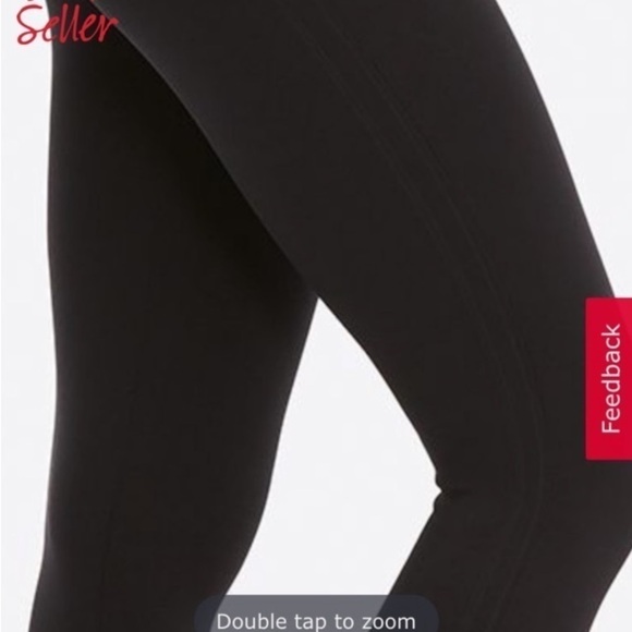 SPANX Look At Me Now Crop Leggings Black 1X Plus Size Everyday Elevated Basic - Picture 3 of 16
